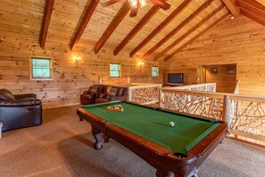 Pool Table in the Loft