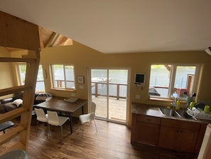 Kitchen and dining space