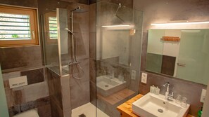 Ferienhaus 1 (59qm) mit Sonnenterrasse und Kamin