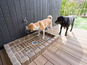 [Pets allowed / Whole rental villa] Outdoor faucet