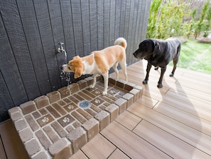 [Pets allowed / Whole rental villa] Outdoor faucet