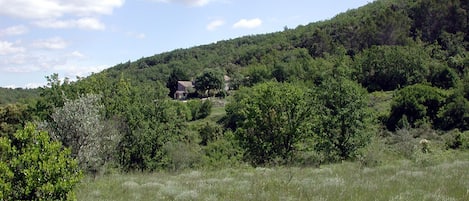 La maison vue du sud