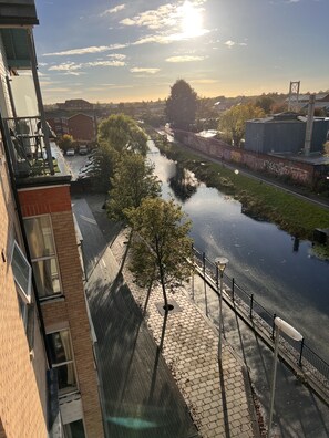 Blick von der Unterkunft