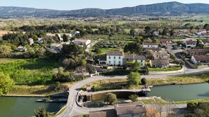 view of the property overlooking the canal du midi