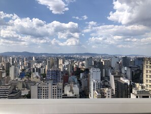 Blick von der Unterkunft