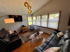 Bright spacious living room is a great way to enjoy some family time and relax. 