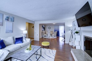 living room & dining room