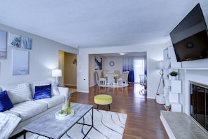 living room & dining room