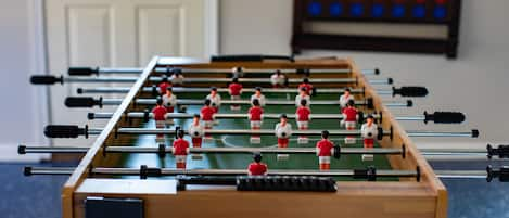 Foosball in the game room!