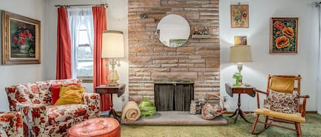 Cozy living room with original 60s furniture!