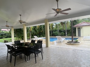 Outside terrace
