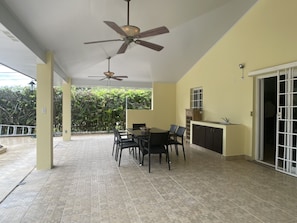 Outside terrace
