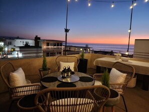 patio view at night