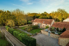 Primrose Farm Barn, Roughton: Ariel view