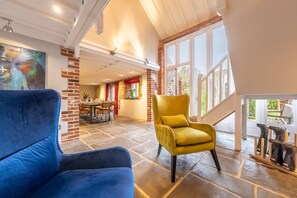 Ground floor: The hallway and dining area