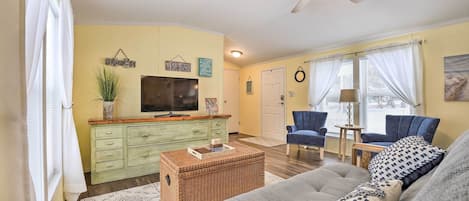 South Haven Vacation Rental | 2BR | 2BA | 2 Steps to Enter | 1,100 Sq Ft