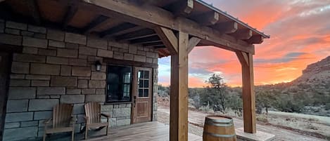 Private entrance to a purpose built guest suite.