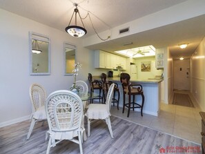 Anastasia Condos 104 Dining Area and Kitchen