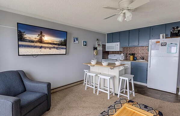 Welcome to Mountain Lodge 166, a sophisticated and modern Village adjacent 1-bedroom property and a perfect location for your next Snowshoe adventure!