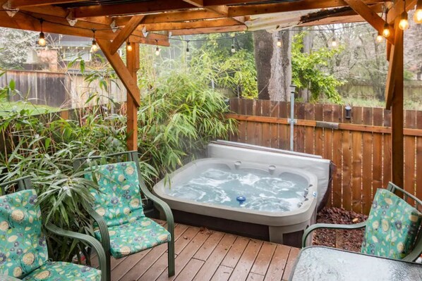 The back patio