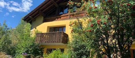 balcony in summer