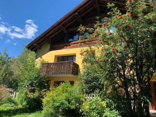 balcony in summer