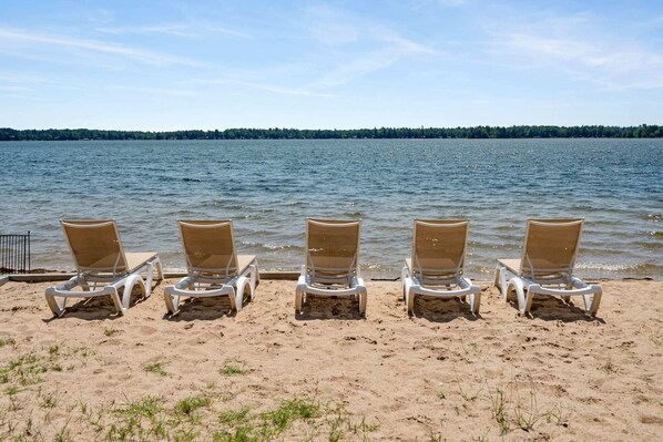 Sandy beach & perfect spot to lay out with family & friends!