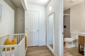 Master Bathroom and Crib