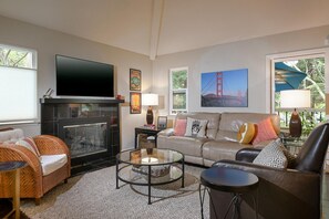 light filled main living area
