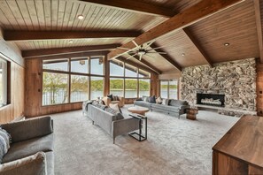Large open family room
