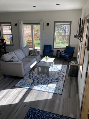 Open concept provides space to relax 