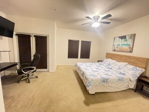 Master Bedroom & Dedicated Office Workspace