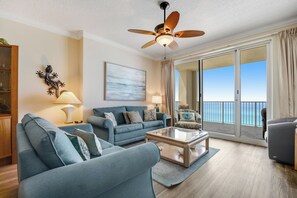 Ocean Reef 701 Living Area with Gulf Views