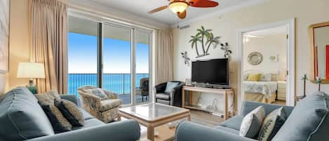 Ocean Reef 701 Living Area with Gulf Views