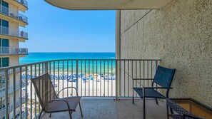 Long Beach 800E Balcony with Gulf Views