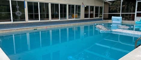 Clean and clear 16'X32' swimming pool, with option to be heated