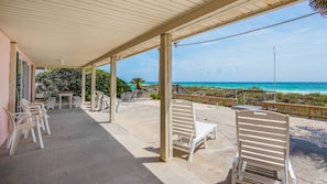 Fun Home Patio with Gulf View