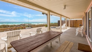 Fun Home Patio With Gulf View