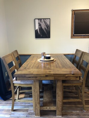High dining table