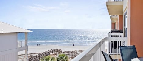Enjoy picturesque ocean views from the balcony!