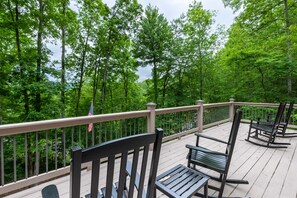 Upstairs balcony view