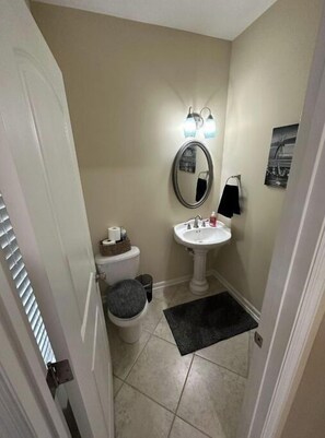 Main level half bath