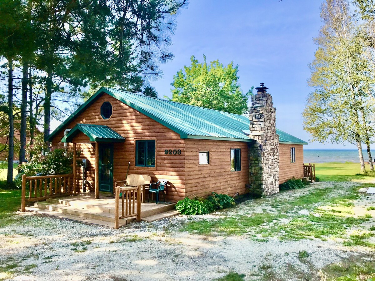 Sunset Beach Cottage on Lake Michigan with 240 feet of private sandy beach!