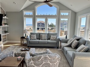 Living Room with Beautiful Ocean Views