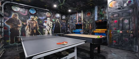 Space-tastic game room
