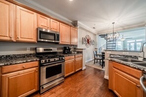 Fully stocked kitchen to prep all your group meals.