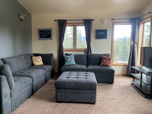 Brand new section couch & Smart TV
