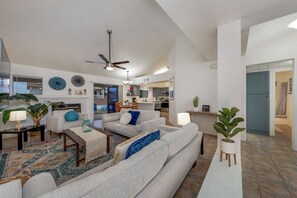 Open living area with plenty of seating so everyone can enjoy relaxing