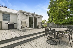 Spacious Back Deck with Gas Grill and Plenty of Seating