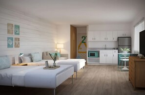 Comfortable Unit with 2 Double beds